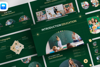 Clean Minimalist Education Keynote Template